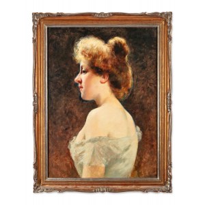 PAINTER OF THE TURN OF THE 19TH AND 20TH CENTURIES (CZECH / BOHEMIAN) - Girl