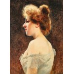 PAINTER OF THE TURN OF THE 19TH AND 20TH CENTURIES (CZECH / BOHEMIAN) - Girl