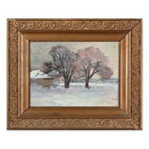 VLADIMIR DONATOVICH ORLOVSKY (ВЛАДИМИР ДОНАТОВИЧ ОРЛОВСКИЙ) (UKRAINE / UKRAINIAN 1842 - 1914) - Winter landscape