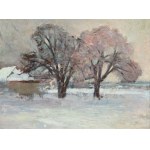 VLADIMIR DONATOVICH ORLOVSKY (ВЛАДИМИР ДОНАТОВИЧ ОРЛОВСКИЙ) (UKRAINE / UKRAINIAN 1842 - 1914) - Winter landscape