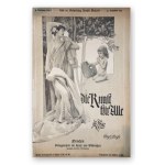 VOJTĚCH HYNAIS (CZECH / BOHEMIAN 1854 - 1925) - Two studies for the cover of the magazine Die Kunst für Alle year 1895/1896