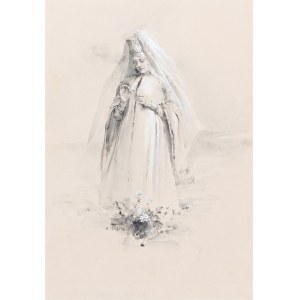 KAREL VÍTĚZSLAV MAŠEK (CZECH / BOHEMIAN 1865 - 1927) - Searching for an answer
