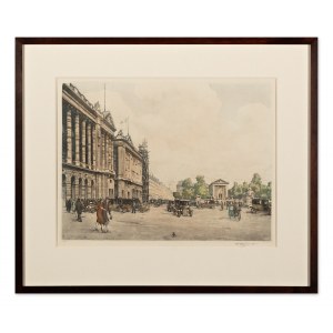 TAVÍK FRANTIŠEK ŠIMON (CZECH / BOHEMIAN 1877 - 1942) - Place de la Concorde, Paris