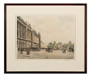 TAVÍK FRANTIŠEK ŠIMON (CZECH / BOHEMIAN 1877 - 1942) - Place de la Concorde, Paris