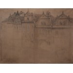 VIKTOR STRETTI (CZECHY / BOHEMIAN 1878 - 1957) - Ulica Nerudova w Pradze (duży format)