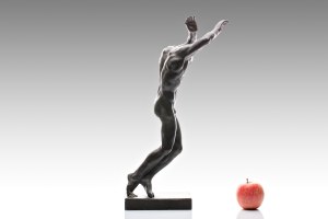 JAN ŠTURSA (CZECH / BOHEMIAN 1880 - 1925) - Wounded (original cast)