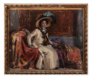 VIKTOR STRETTI (CZECH / BOHEMIAN 1878 - 1957) - Portrait of Tamara Karsavinová