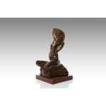 JAN ŠTURSA (CZECH / BOHEMIAN 1880 - 1925) - Melancholy Girl (Original Cast)