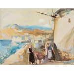 KURT HALLEGGER (AUSTRIA / AUSTRIAN 1901 - 1963) - Motif from Greece