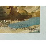 KURT HALLEGGER (AUSTRIA / AUSTRIAN 1901 - 1963) - Motif from Greece