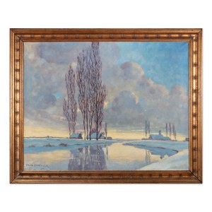 FRITZ GÄRTNER (GERMANY / GERMAN 1882 - 1958) - Nach dem Schneetreiben