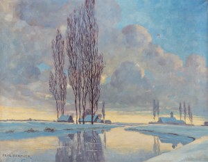 FRITZ GÄRTNER (GERMANY / GERMAN 1882 - 1958) - Nach dem Schneetreiben