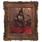 JOSEF KRÁL (CZECH / BOHEMIAN 1877 - 1914) - Indian girl from the traveler Frič