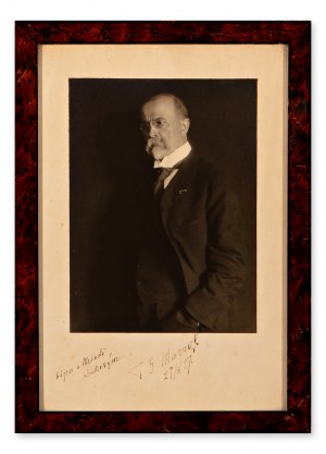 FRANTIŠEK DRTIKOL (CZECH / BOHEMIAN 1883 - 1961) - Tomáš Garrigue Masaryk with signature