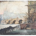 KAREL ŠLENGER (CZECH / BOHEMIAN 1903 - 1981) - View of Hradčany