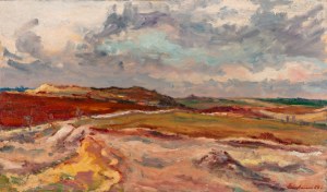 JAN SMETANA (CZECH / BOHEMIAN 1918 - 1998) - Road to Velké Přílep