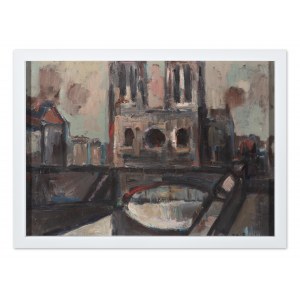 JIŘÍ PROCHÁZKA (CZECH / BOHEMIAN 1919 - 1987) - Notre Dame