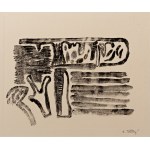 KAREL TĚŠÍNSKÝ (CZECH / BOHEMIAN 1926 - 2005) - Black and white composition
