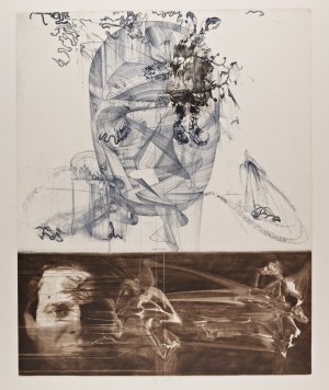 JIŘÍ ANDERLE (CZECH / BOHEMIAN 1936*) - Self image (Perspective No. 7)