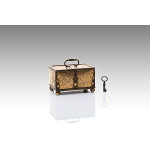 RENAISSANCE MINIATURE CHEST MINNEKÄTSCHEN | MICHAEL MANN WORKSHOP (AUGSBURG / NÜRNBERG) (GERMANY / GERMAN AROUND 1600)