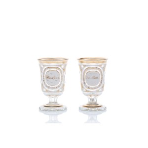 BIEDERMEIER CUPS | BOHEMIA (CZECH / BOHEMIAN 1ST HALF OF THE 19TH CENTURY)