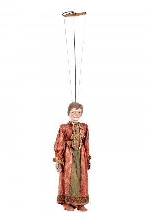WOODEN MARIONETTE - NOBLE TOWNSWOMAN | BOHEMIA (CZECH / BOHEMIAN)