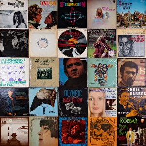 COLLECTION OF VINYL LP RECORDS - 25 PIECES | CZECH REPUBLIC (CZECH / BOHEMIAN)