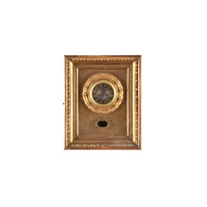 BIEDERMEIER FRAME WALL CLOCK | CENTRAL EUROPE (CENTRAL EUROPE / CENTRAL EUROPEAN AROUND 1840)