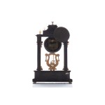 BIEDERMEIER HALF BEAT TABLE CLOCK | CENTRAL EUROPE (CENTRAL EUROPE / CENTRAL EUROPEAN 1ST HALF OF THE 19TH CENTURY)