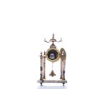 HALF BEAT MARBLE TABLE CLOCK | FRANCE (FRANCE / FRENCH 19.-20. CENTURY)