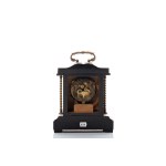 TABLE CLOCK WITH A QUARTER STRIKE | RUDOLF KROUTIL IN CHRUDIM (CZECH / BOHEMIAN 20TH CENTURY)