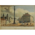 [WARSZAWA] Kolumna Zygmunta / Colonne de Sigismond, litografia barwna [przed 1865r.]