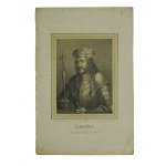 ZIEMOWIT panował około r. 861 , rys. na kam. J. Gołębiowski w lit. M. Jabłońskiego, litografia, poł. XIX wieku
