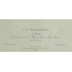 KRASIŃSKI Wincenty [1782-1858] - V.C. Krasinski Le Comte , lithograph 19th century