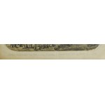 [WARSZAWA] Dwór gościnny za Żelazną Bramą / Marche de la Porte de Fer , litografia barwna z Album widoków i okolic Warszawy (...), Warszawa 1859