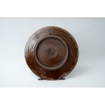 Ceramiczna patera dekoracyjna, SP ''Przyjaźń'', A. Trzaska