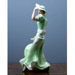 Elly Strobach porcelanowa figurka w stylu Art Deco - Royal Dux lata 1918-39