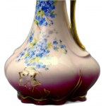 Niespotykany wazon z różowej porcelany H&C Chodow - Czechosłowacja lata 70-te