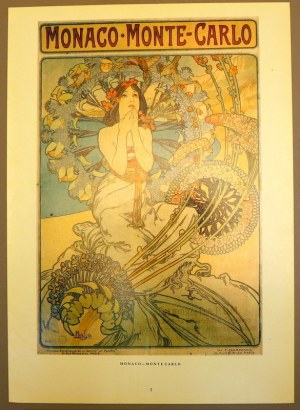 Alfons Mucha teka prac wyd. Panorama - Praga 1980