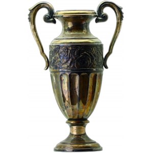 Large silver-plated vase in Art Nouveau style - Banska Bystrica 1935 wyt.Sandrik