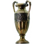 Large silver-plated vase in Art Nouveau style - Banska Bystrica 1935 wyt.Sandrik
