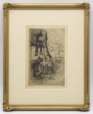 Józef PANKIEWICZ (1866-1940), Ulica Jerzual w Dinan, 1906/7