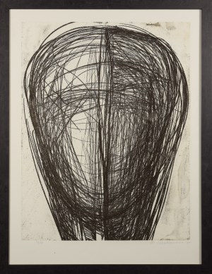 Magdalena ABAKANOWICZ (1930-2017), Head from the Katharsis portfolio, 1985