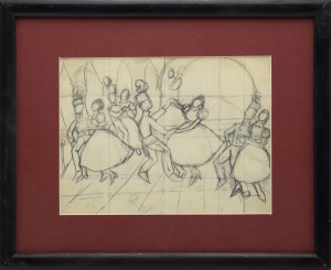 Paweł WRÓBEL (1913-1984), Potańcówka