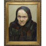 Józef SENDECKI (1883-1973), Portret staruszki