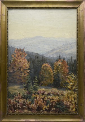 Jan WAŁACH (1884-1979), Jesień - Widok na Ochodzitą