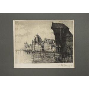 Paul KREISEL (1891-1982), Gdańsk, Żuraw nad Motławą, 1920