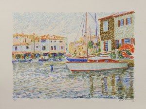 Serge MENDJISKY (1929-2017), Zestaw 6 litografii z teki „Port Grimaud”