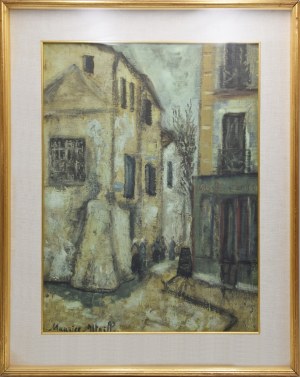 Maurice UTRILLO (1883-1955) - według, Zaułek na Montmartre