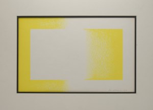 Richard ANUSZKIEWICZ (1930-2020), Kompozycja żółta odwrócona, 1970